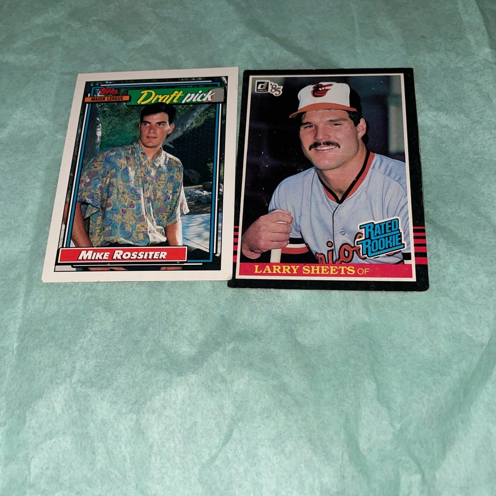 TOPPS 1️⃣9️⃣9️⃣2️⃣ DRAFT PICK/🚨🎇🎆RARE🌄DONRUSS1️⃣9️⃣8️⃣5️⃣RATED ROOKIE
